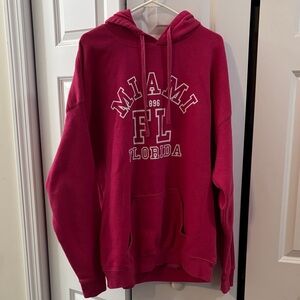 Women's Crewneck Hoodie - Pink